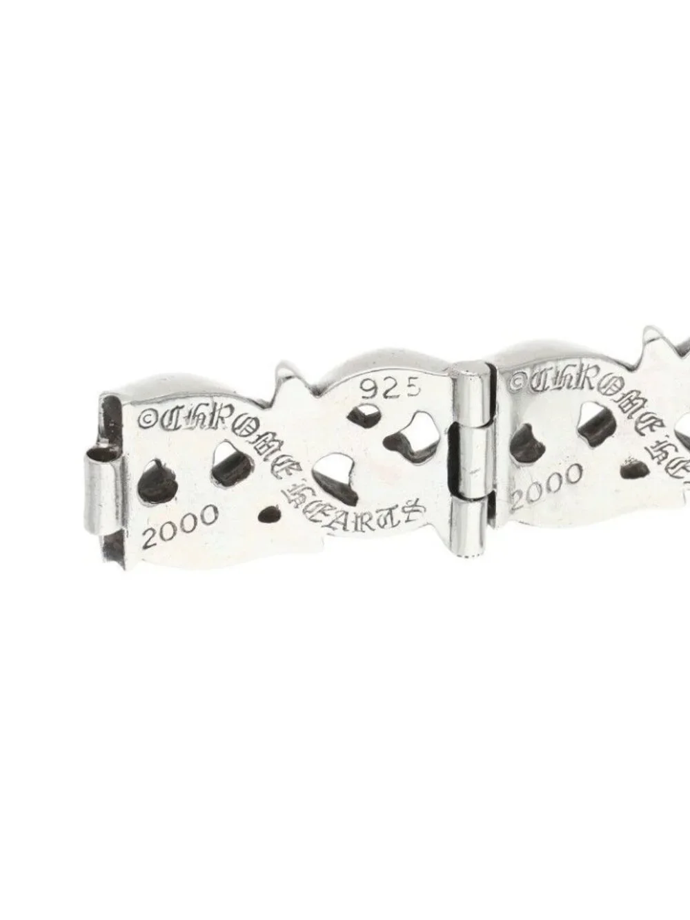Chrome Hearts Etrnity Vine Band Link Eternity Silver Bracelet